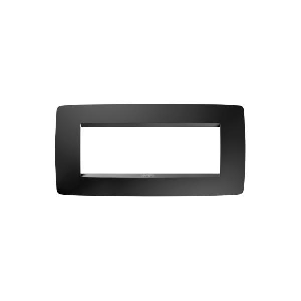 מסגרת 6 מקום שחור סטן (מט) Gewiss Chorus ONE