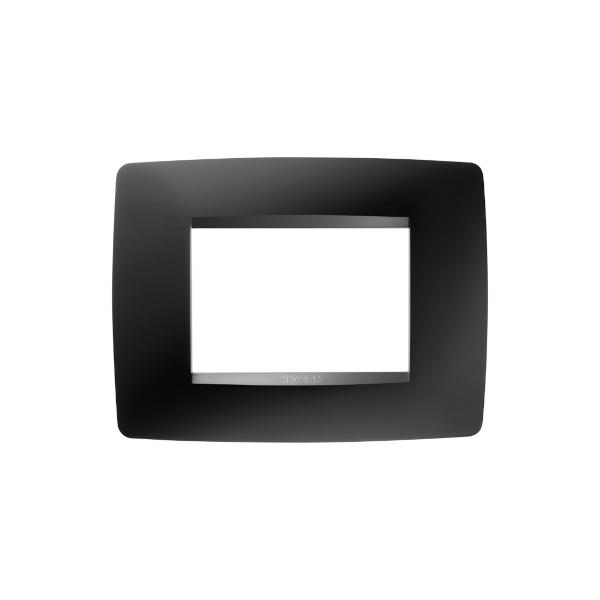 מסגרת 3 מקום שחור סטן (מט) Gewiss Chorus ONE