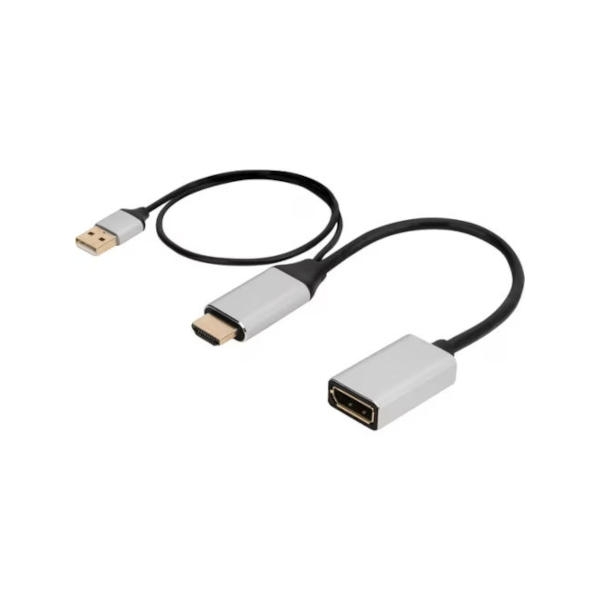 מתאם מחיבור HDMI במחשב לחיבור Displayport במסך