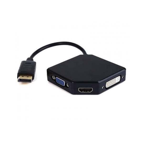 מתאם DisplayPort לחיבורי - VGA HDMI DVI