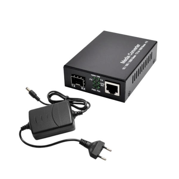 ממיר מדיה אופטי SFP to Ethernet Giga Converter