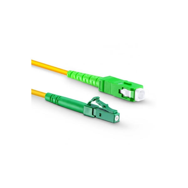 כבל מגשר אופטי SC/APC-LC/APC Simplex Single Mode 3m