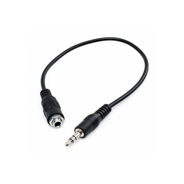 כבל אודיו זכר נקבה PL-3.5mm עם חיבור נקבה לפנל