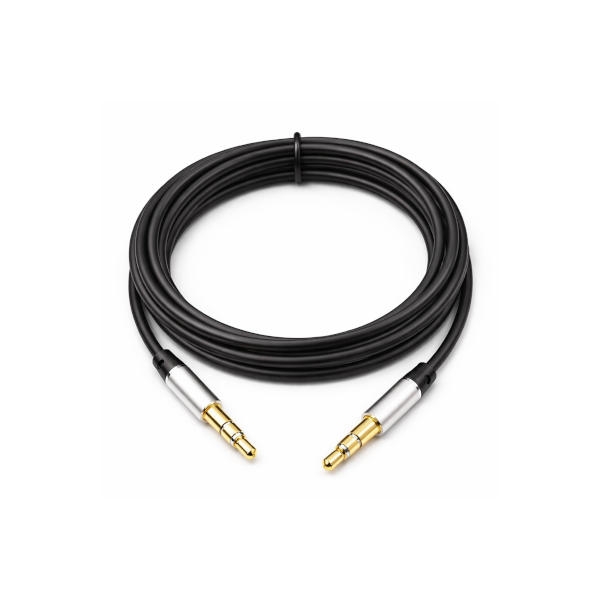 כבל אודיו חיבור PL-3.5 זכר-זכר - ראשים דקים במיוחד - 1 מטר