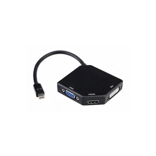 מתאם mini DisplayPort דיגיטלי ל-HDMI, DVI, VGA