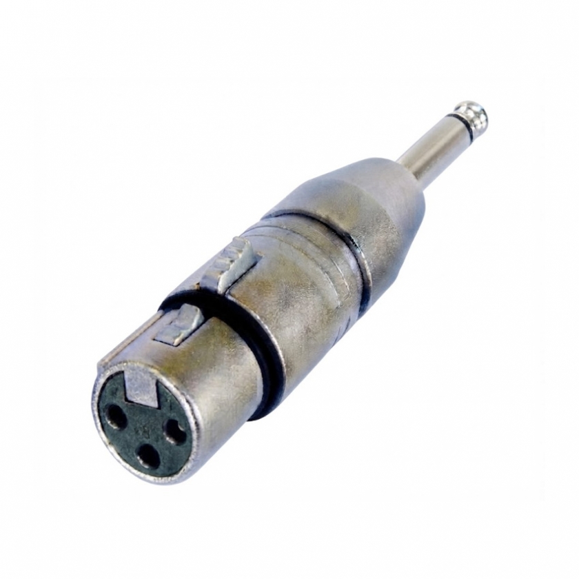 פלאג מתאם חיבור XLR נקבה ל-PL מונו זכר