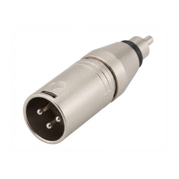 פלאג מתאם חיבור XLR זכר ל-RCA זכר