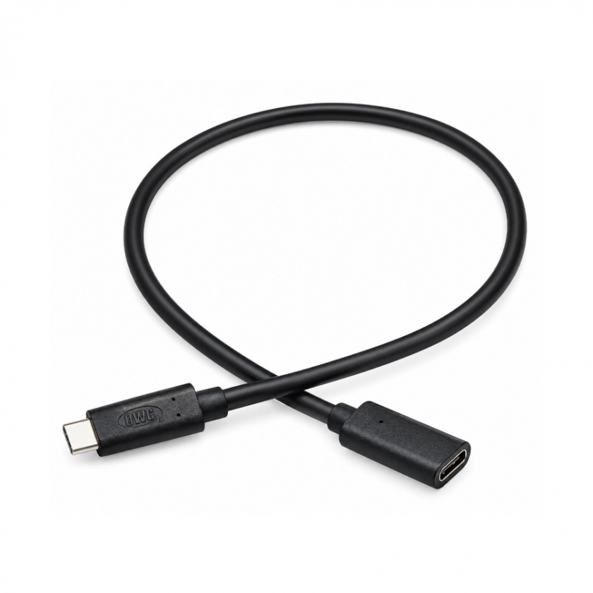 כבל מאריך 0.5 מטר USB-C זכר לנקבה USB 3.1