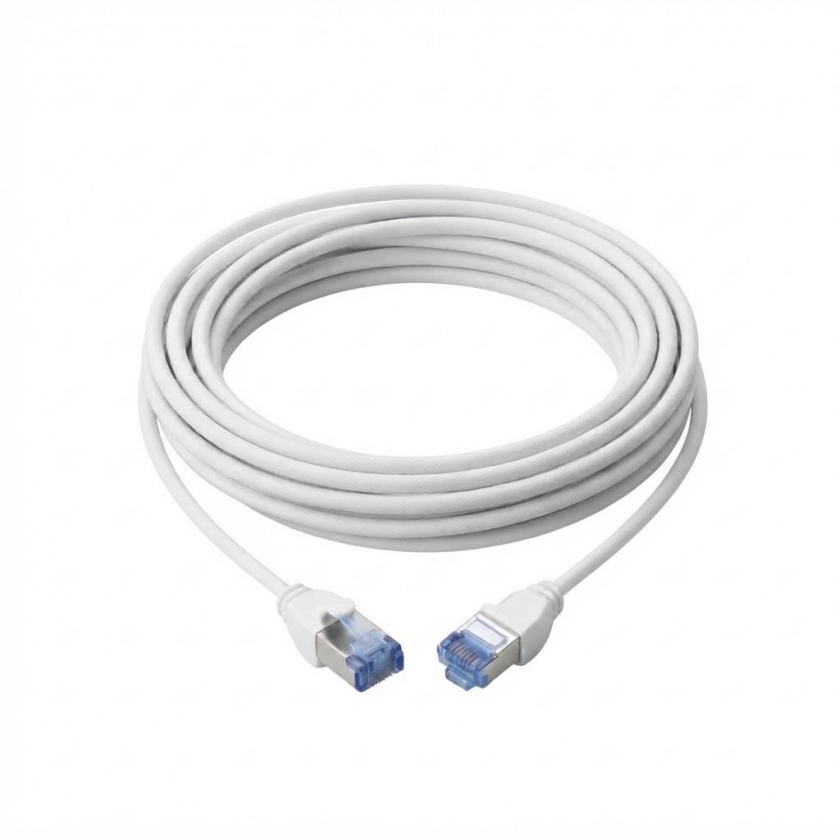כבל רשת STP CAT7 SLIM דק וגמיש 4 מ״מ, 10 מטר
