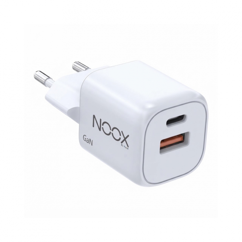 מטען קיר 20W עם USB-C ו-USB-A, טעינה מהירה PD / PPS
