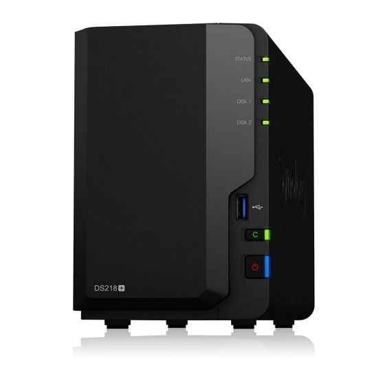 שרת אחסון רשתי +Synology NAS DS218