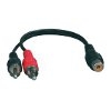 כבל אודיו מתאם מחיבור RCA נקבה ל-2RCA זכר מבית NEDIS דגם CABLE460