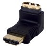 מתאם זוויתי חיבור HDMI מוזהב 90 מעלות מבית NEDIS דגם VC-011G