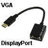 כבל מתאם מחיבור DisplayPort לחיבור VGA