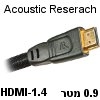 כבל HDMI מקצועי Acoustic Research אורך 0.9 מטר עם תמיכה ב-3D דגם PR184