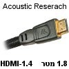 כבל HDMI מקצועי Acoustic Research אורך 1.8 מטר עם תמיכה ב-3D דגם PR185