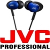 אוזניות סיליקון איכותיות עם כריות אויר - תוצרת JVC דגם HA-FX67-A כחול
