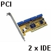 כרטיס הרחבה PCI עם 2 חיבורי IDE