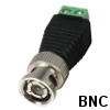 פלאג BNC זכר עם חיבור מהיר ללא צורך בלוחץ