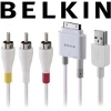 כבל מקצועי ל-iPhone ו-iPod להעברת וידאו + אודיו תוצרת BELKIN (מאושר Apple)