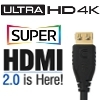 כבל HDMI 2.0 שחור איכותי, באורך 0.5 מטר