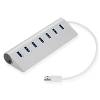 מפצל USB-3.0 שולחני מעוצב עם 7 חיבורים