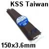 100 אזיקונים שחורים איכותיים 150x3.6mm תוצרת KSS