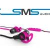 אוזניות ספורט עם מיקרופון מובנה תוצרת SMS B 50 cent בצבע ורוד