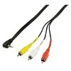 כבל PL-3.5 ל-3 חיבורי RCA אורך 1.5 מטר
