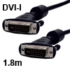 כבל DVI איכותי חיבורי DVI-D עם 24+1 פינים 1.8 מטר
