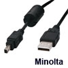 כבל למצלמות Minolta (מינולטה) להעברת נתונים למחשב