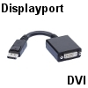 כבל מתאם Displayport (דיספליי פורט) לחיבור DVI