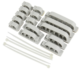 ערכת קליפסים לארגון וסידור כבלים