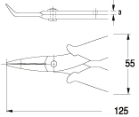 מידות שפיץ פלאייר זוויתי לאלקטרוניקה, מעבדה ותחביבים