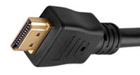 כבל HDMI ל-HDMI בתקן 1.3b תומך 1080p