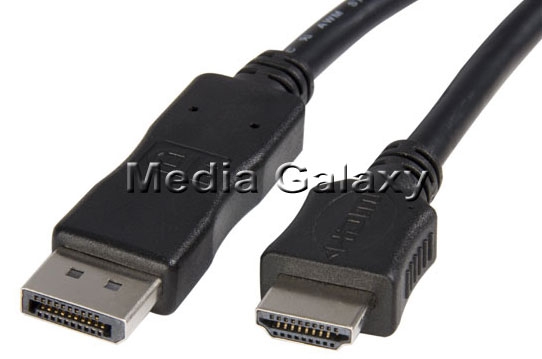 כבל דיגיטלי עם חיבור Displayport ל-HDMI