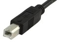 קונקטור USB מסוכך מסוג B זכר