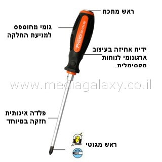 מברג דפיקה פיליפס תוצרת Proskit