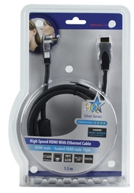 כבל HDMI-1.4 מקצועי תוצרת HQ דגם HQSS5563 באריזה מקורית