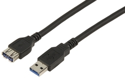 כבל USB-3.0 מאריך A-AF באורך 1.8 מטר