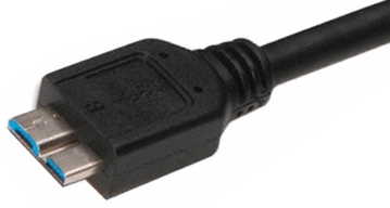 קונקטור USB-3.0 מסוכך מסוג micro B זכר