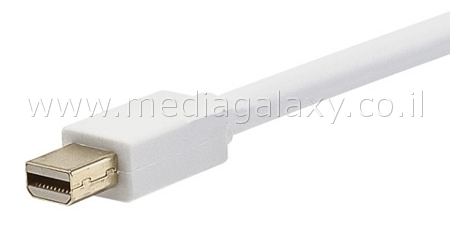 חיבור mini DisplayPort זכר המתחבר למחשב