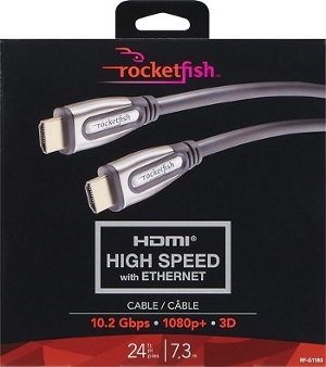 כבל HDMI-1.4 מקצועי תוצרת RocketFish דגם RF-G1180