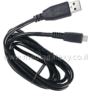 כבל USB לטעינה והעברת חיבור מיקרו USB