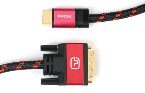 כבל מקצועי דיגיטלי HDMI-DVI באורך 15 מטר תוצרת KUMO