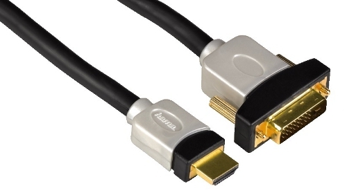 כבל HDMI-DVI מקצועי תוצרת HAMA