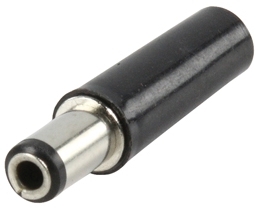 תקע DC להלחמה - מידות 5.5x2.1mm אורך 9.5mm