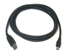 כבל USB למיני USB 5pin (טרפז) באורך 1.8 מטר