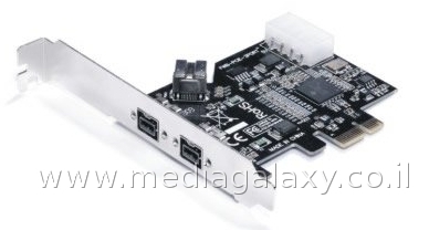 כרטיס FireWire בחיבור PCI-E למחשב, תקן IEEE-1394b IEEE-1394a