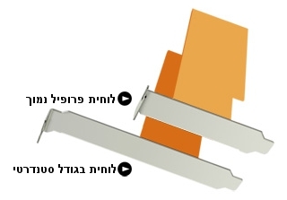 השוואה בין לוחית סטנדרטית ל-Low Profile